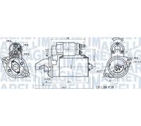 MAGNETI MARELLI 063721413010 Démarreur pour BMW