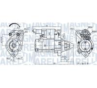 MAGNETI MARELLI 063721458010 Démarreur pour HONDA