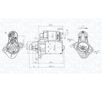 MAGNETI MARELLI 063725395010 Démarreur pour BEDFORD,CHEVROLET,DAEWOO,FIAT,OPEL,S
