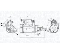 MAGNETI MARELLI 063725589010 Démarreur pour MERCEDES-BENZ