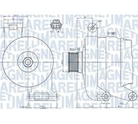 MAGNETI MARELLI 063731931010 Alternateur pour VOLVO