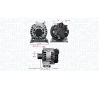 MAGNETI MARELLI 063739065010 Alternateur pour MERCEDES-BENZ