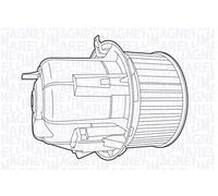 MAGNETI MARELLI 069412704010 Pulseur d'air habitacle pour CITROËN,DS