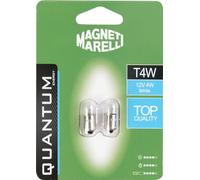 Magneti Marelli 070.00000000009486 T4W Lot de 2 ampoules de voiture 12 V 4 W culot BA9s