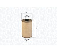 MAGNETI MARELLI 153071762478 Filtre à carburant pour ALFA ROMEO,FIAT