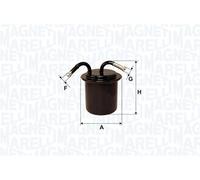 MAGNETI MARELLI 153071762555 Filtre à carburant pour HONDA