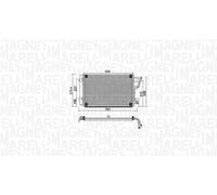 Magneti Marelli Condenseur de climatisation 350203951000 pour Hyundai, Kia