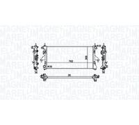 Magneti Marelli Radiateur moteur 350213126900 BM1269