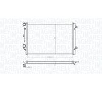 MAGNETI MARELLI 350213852000 Radiateur, refroidissement du moteur pour AUDI,SEAT