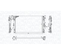 MAGNETI MARELLI 350213955000 Radiateur, refroidissement du moteur pour MERCEDES-