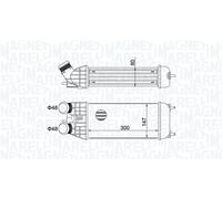 MAGNETI MARELLI 351319204470 Intercooler, échangeur pour CITROËN,DS,OPEL,PEUGEOT