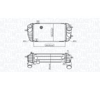 MAGNETI MARELLI 351319205770 Intercooler, échangeur pour HYUNDAI