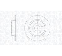 MAGNETI MARELLI 361302040371 Disque de frein Arrière Ø280mm Hauteur: 50,8mm Épaisseur: 11mm Cercle de percage -Ø: 63,5mm plein
