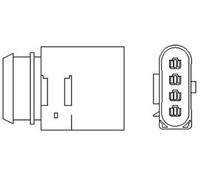 MAGNETI MARELLI 466016355001 Sonde lambda pour VW Golf IV 3/5 portes (1J1)