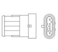 MAGNETI MARELLI 466016355010 Sonde lambda pour FIAT Doblo I Cargo (223)