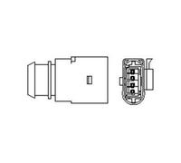MAGNETI MARELLI 466016355045 Sonde lambda pour VW GOLF VI (5K1) TIGUAN (5N)