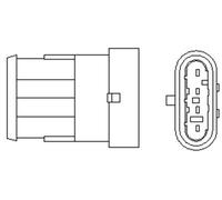 MAGNETI MARELLI 466016355067 Oxygène Capteur pour Abarth, Alfa Romeo , Fiat,