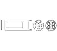 MAGNETI MARELLI 466016355073 Sonde lambda pour BMW 3 Berline (E46) 3 Coupé (E46)