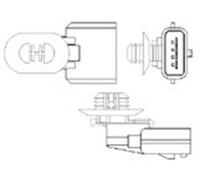 MAGNETI MARELLI 466016355110 Sonde lambda pour DACIA,RENAULT