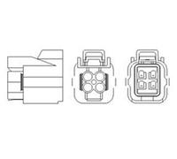 MAGNETI MARELLI 466016355155 Sonde lambda pour SUBARU IMPREZA A trois volumes