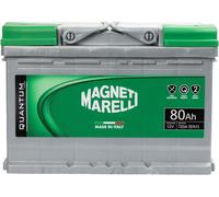 Magneti Marelli Batterie pour Voiture 80AH 12V 720A EN1 Cassette L3B Aimants Mar