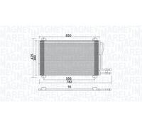 MAGNETI MARELLI Condensateur Climatisation pour Mercedes-Benz Sprinter 3-T Boîte