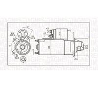 MAGNETI MARELLI Démarreur 063721396010 Compatible avec: FORD FOCUS I, FOCUS I Stufenheck, FOCUS I Turnier