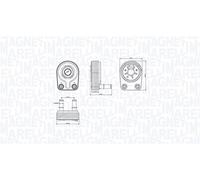 MAGNETI MARELLI Du Refroidisseur Convient pour Fiat Doblo Cargo 223 1.9 D Strada