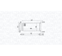 MAGNETI MARELLI Échangeur Radiateur de Chauffage pour VW Crafter 30-50 Boîte 2.5
