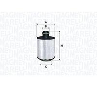 MAGNETI MARELLI 153071762490 Filtre à huile