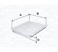 Magneti Marelli Filtre D'Habitacle Ford Ka 1.3 I pour Mazda, AC, H