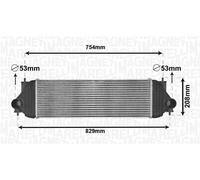 MAGNETI MARELLI Intercooler Pour Suzuki Grand Vitara II JT TE TD 1.9 DDIS