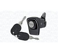 Magneti Marelli MMS0011 Lot de 2 poignées de porte en plastique avec cylindre de verrouillage pour Fiat Panda/Panda Van (141) 1989-2003 Noir