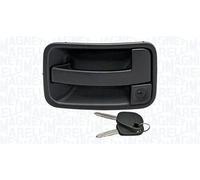 Magneti Marelli Poignée de porte avec cylindre de fermeture (1 pièce) plastique noir latéral dch