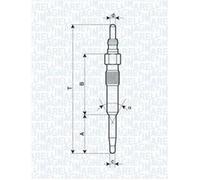 MAGNETI MARELLI Préchauffage Convient pour VW Golf V 2.0 Tdi 1.9 Seat Toledo III