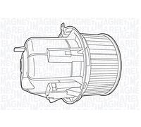 MAGNETI MARELLI Pulseur d'air habitacle 069412704010 12V