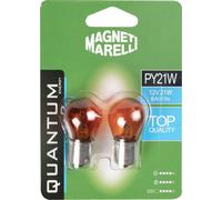 MAGNETI MARELLI QUANTUM ENERGY PY21W Paire Ampoules Voiture Orange 12V 21W