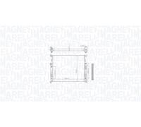 MAGNETI MARELLI Radiateur Refroidisseur pour MERCEDES-BENZ M-CLASSE ML 350 CDI