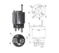 MAGNETI MARELLI Solénoïde de démarreur Solénoïde De Démarreur 940113050373