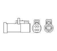 MAGNETI MARELLI Sonde Lambda Capteur O2 Chauffée 4 Fils Pour Ford KA 1.3i 1.6i