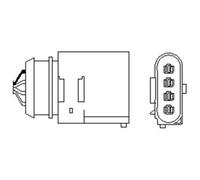 MAGNETI MARELLI Sonde Lambda Règlage/Capteur O2 Audi A4 1.6 2.0 4 fils