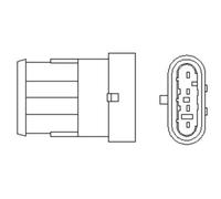 MAGNETI MARELLI Sonde Lambda Règle-sonde Convient pour Fiat Grande Punto 1.4 1.2