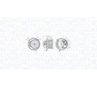 MAGNETI MARELLI Ventilateur d'habitacle 069412760010 Compatible avec: BMW 1, 1, 1 Cabriolet, 1 Coupe, 3, 3 Cabriolet, 3 Coupe, 3 Touring, X1, X3, X4, Z4 Roadster