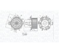 MAGNETI MARELLI Ventilateur d'habitacle