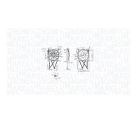 Ventilateur de radiateur 069422862010 MAGNETI MARELLI pour OPEL ASTRA G Break