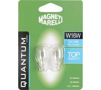 Magneti Marelli W16W Paire Ampoules Voiture Vitre 12V 16W Attaque W2, 1X9, 5d
