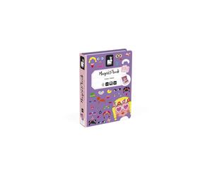 Magnéti'book crazy faces fille, 55 magnets rose TU