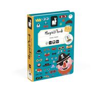 Magnéti'book crazy faces garçon, 70 magnets bleu TU