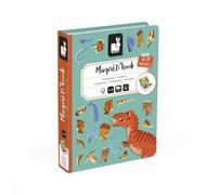 Magneti'book dinosaures, 40 magnets orange / gris TU