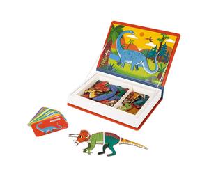 Magneti'book dinosaures, 40 magnets orange / gris TU